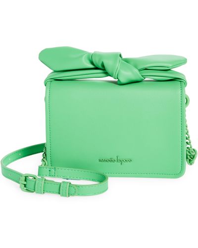 Nanette Lepore Bow Top Crossbody Bag - Green