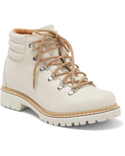 La Montelliana Margherita Lace-up Boot In Off White At Nordstrom Rack