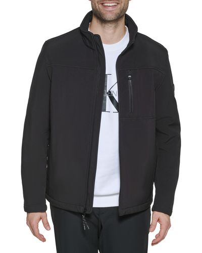 Calvin Klein Infinite Stretch Soft Shell Jacket - Black