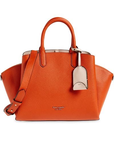 Kate Spade Avenue Medium Convertible Top-handle Bag - Orange