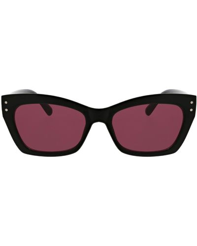 BCBGMAXAZRIA 37mm Chunky Catty Square Sunglasses - Purple