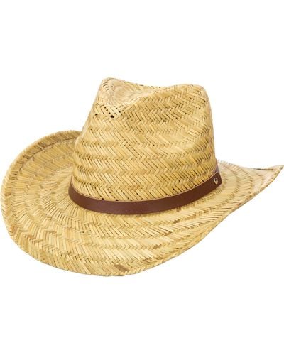 San Diego Hat Straw Cowboy Hat - Metallic