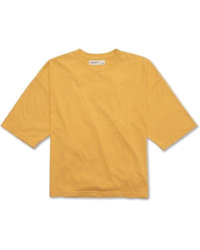 Imperfects Night Oversize T-shirt - Yellow