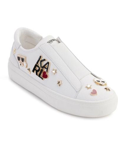 Karl Lagerfeld Caitie Slip-on Sneaker - White
