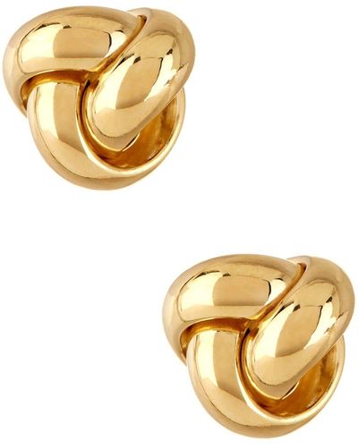 KARAT RUSH 14k Yellow Gold Polished Fancy Love Knot Earrings