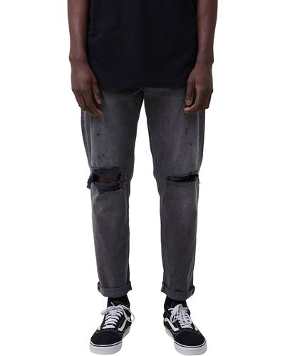 Cotton On Relaxed Tapered Jeans - Black