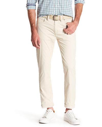 Tailor Vintage Westport Straight Fit Performance Pants - Natural