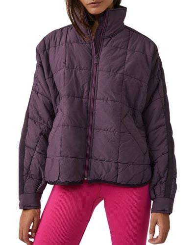 Fp Movement Pippa Packable Puffer Jacket - Purple