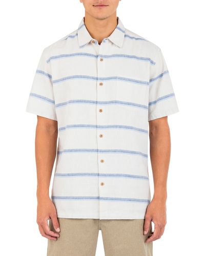 Hurley Rincon Short Sleeve Button-up Shirt - White