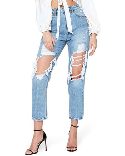 Bardot ripped jeans clearance