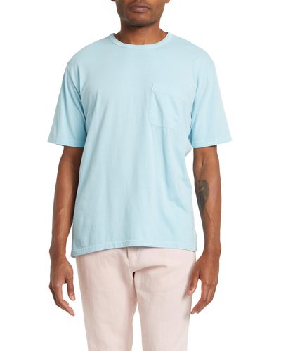 COASTAORO Homesteader Crewneck Pocket T-shirt - Blue