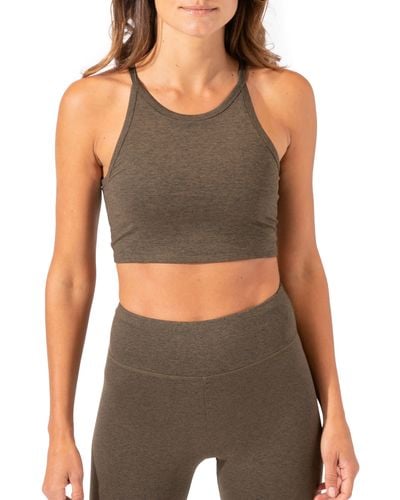 Threads For Thought Ashni Built-in Sports Bra - Gray