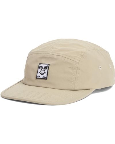 Obey Icon Patch Camp Cap - Natural