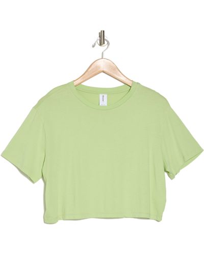 Abound Boxy Crop T-shirt - Green