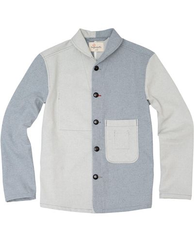 Imperfects Shepards Denim Button-up Shirt - Blue