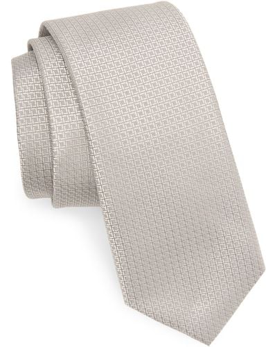 Calvin Klein Iman Solid Tie - White