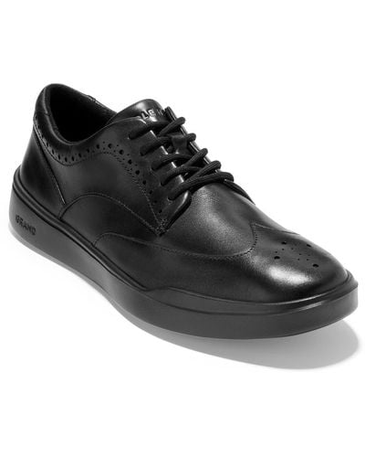 Cole Haan Grand Crosscourt Wingtip Sneaker - Black