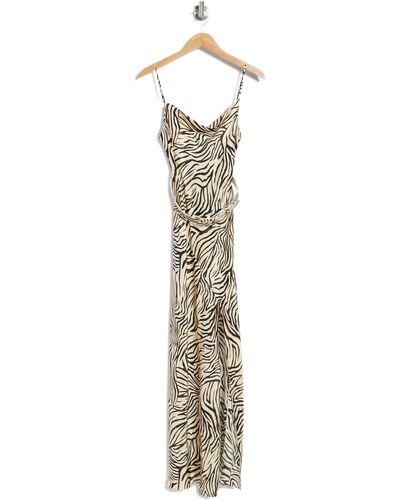 Nicholas Simone Cowl Neck Dress In Abstract Animal Print At Nordstrom Rack - Multicolor