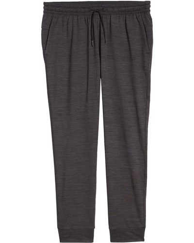 Zella Pyrite Slim Fit Pocket Sweatpants - Gray