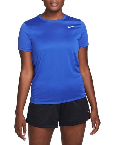 Nike Dri-fit Crewneck T-shirt - Blue