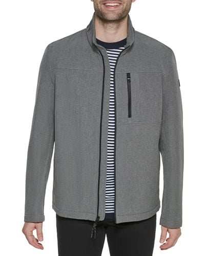 Calvin Klein Infinite Stretch Soft Shell Jacket - Gray