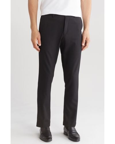 Lucky Brand Modern Fit Sharkskin Pants - Black