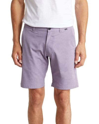 Travis Mathew Switchbacks Hybrid Shorts - Purple
