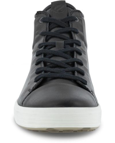 Ecco Soft 7 City High Top Sneaker - Black