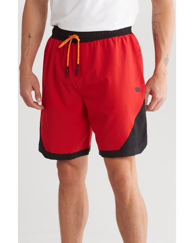Russell Ripstop Basketball Shorts - Red