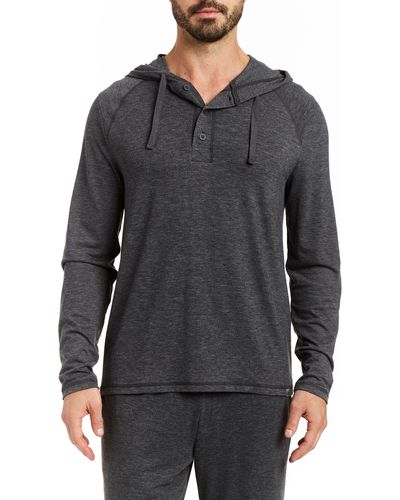Rainforest Brushed Jersey Hoodie - Gray