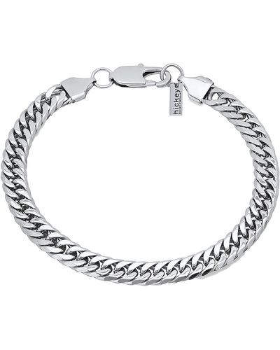 Hickey Freeman Stainless Steel Medium Chain Bracelet - Metallic