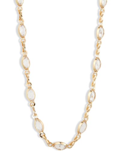 Nordstrom Cz Station Chain Necklace - Multicolor