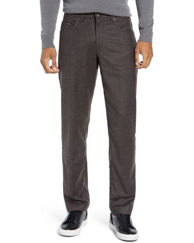 Brax Cadiz Five Pocket Stretch Wool Pants - Gray