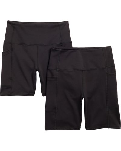 Laundry by Shelli Segal Assorted 2-pack Bike Shorts - Black
