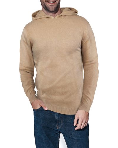 Xray Jeans Core Knit Pullover Hoodie - Natural