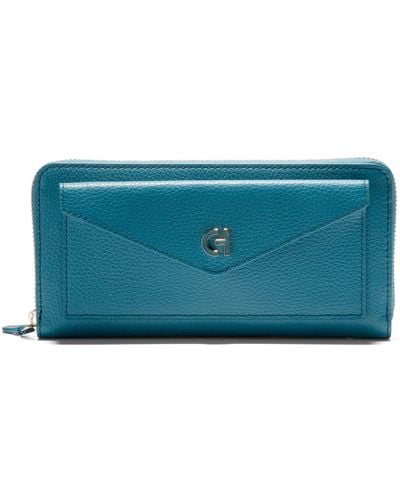 Cole Haan Town Contintental Leather Wallet - Blue
