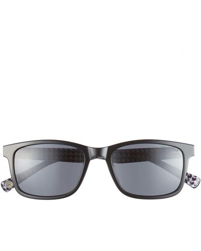 Ted Baker 54mm Polarized Square Sunglasses - Black