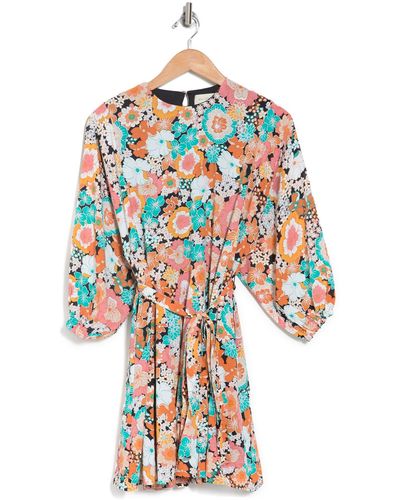 MELLODAY Printed Empire Dress