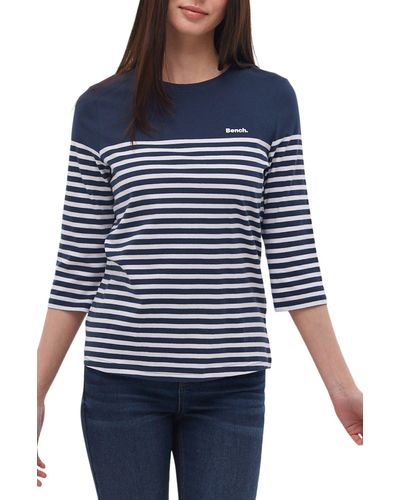 Bench Arian Stripe T-shirt - Blue