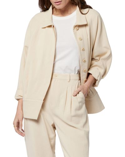 Joie Yves Cotton Jacket - Natural