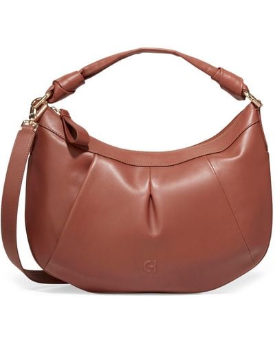 Cole Haan Aponte Slouch Hobo Bag - Brown