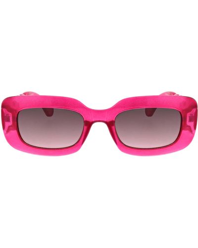 BCBGMAXAZRIA 49mm Twist Oval Sunglasses - Pink