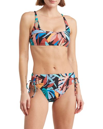 VYB Party Palm Two-piece Swimsuit - Blue