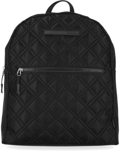 Tahari Brett Quilted Nylon Backpack - Black