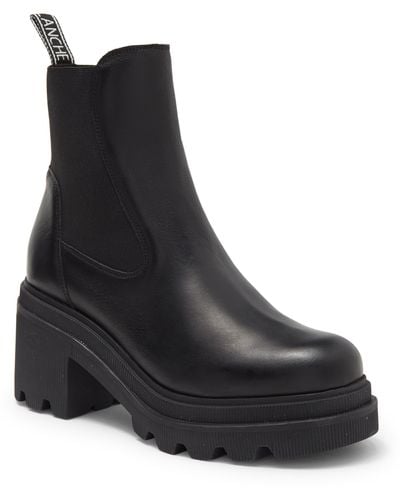 Voile Blanche Loden Leather Chelsea Boot In Vitello At Nordstrom Rack - Black