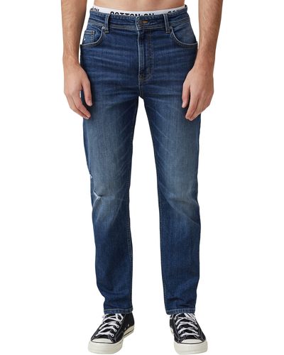 Cotton On Slim Straight Jeans - Blue