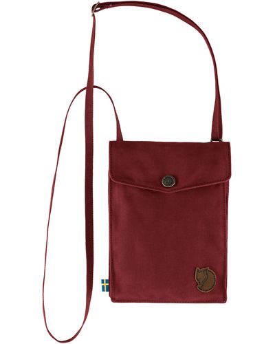 Fjallraven Pocket Crossbody Bag - Red