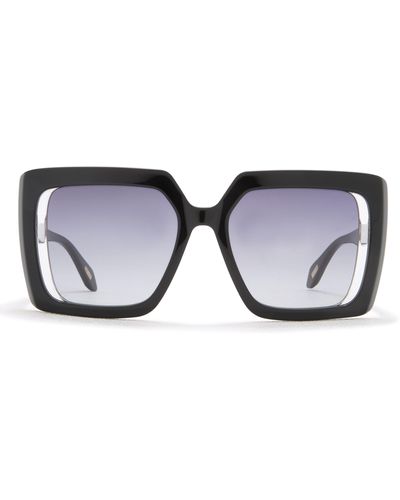 Just Cavalli 53mm Square Sunglasses - Blue