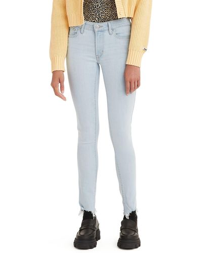 Levi's 711 High Waist Skinny Jeans - Blue