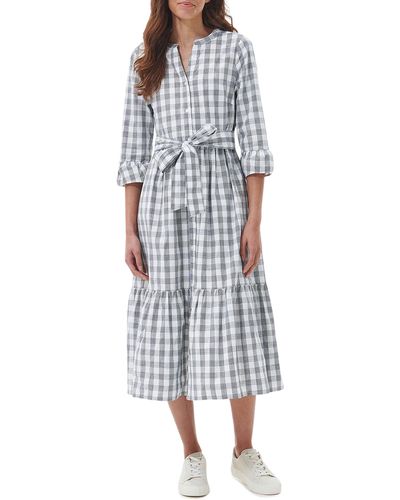 Barbour Seamills Cotton Gingham Shirtdress - Multicolor